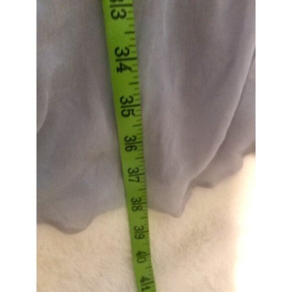 Ghost London Dress Women's Size XS Blue Gray Boho Peasant Bell Sleeves FLAW - Picture 14 of 16